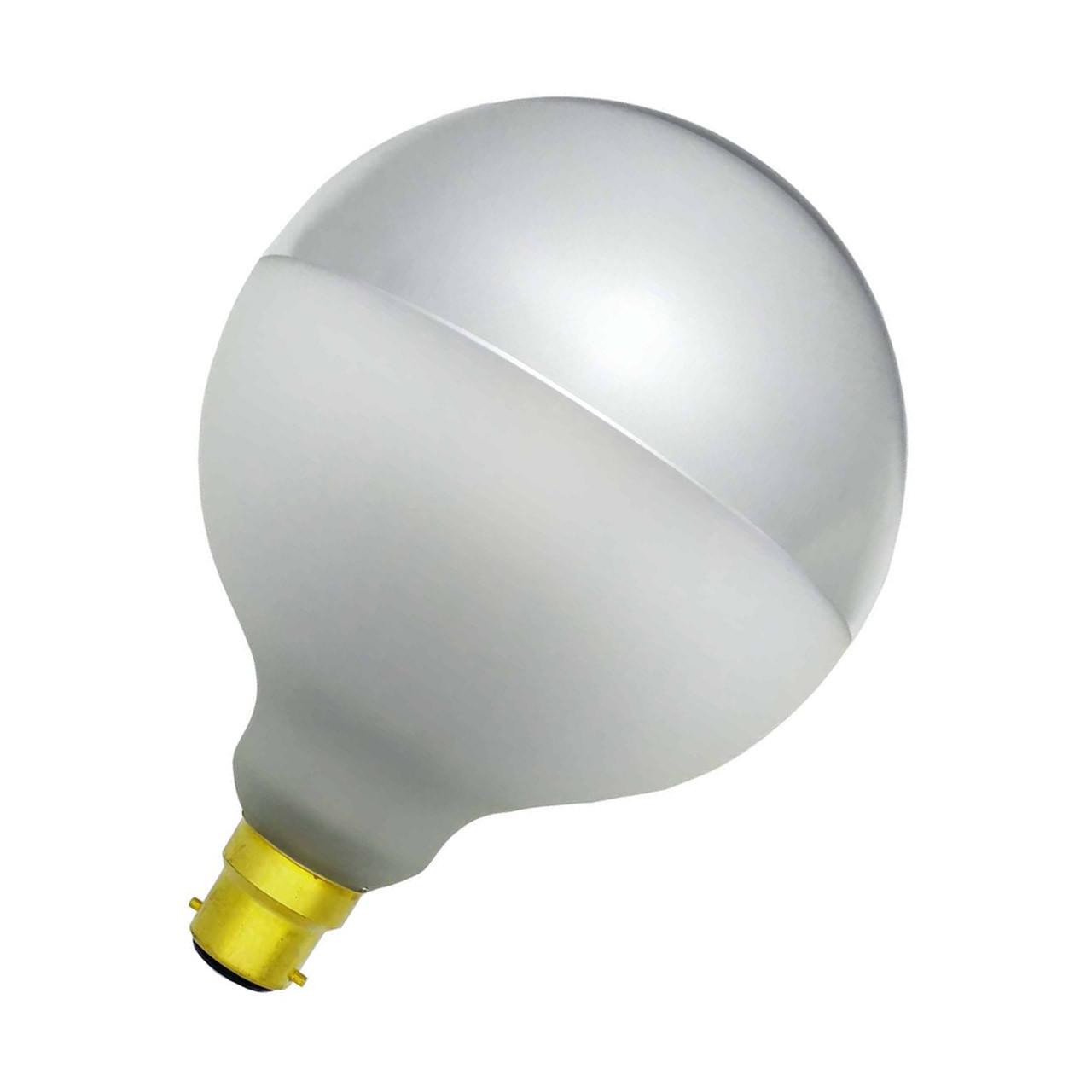 Opus LED G125 Globe 4W B22 Dimmable Crown Silver Warm White Clear (40W Eqv)