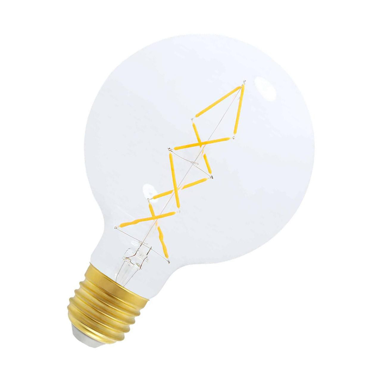 Castello LED G125 Globe 6.5W E27 Dimmable Extra Warm White Clear (40W Eqv)