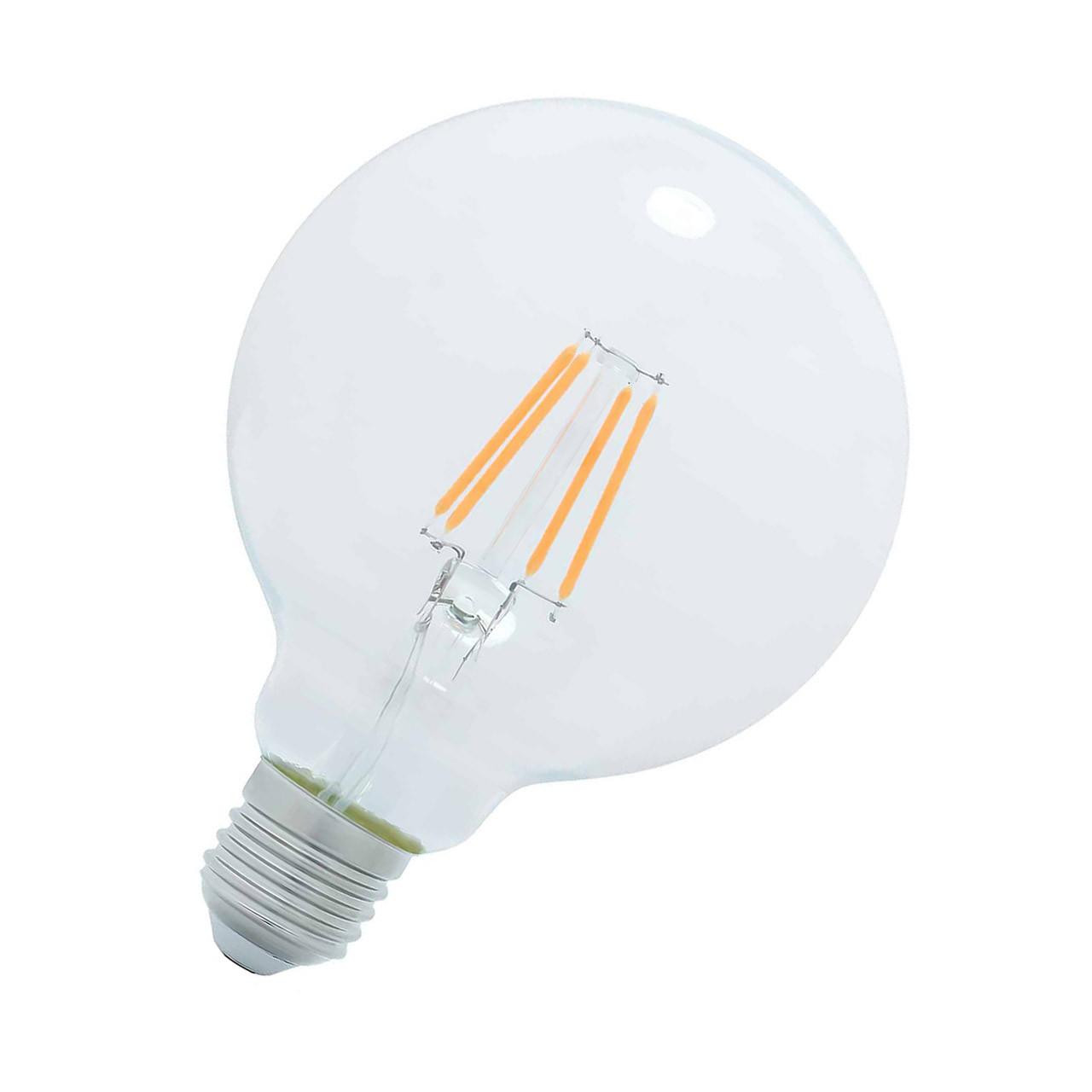 Opus LED G95 Globe 5W E27 Dimmable Extra Warm White Clear (40W Eqv)