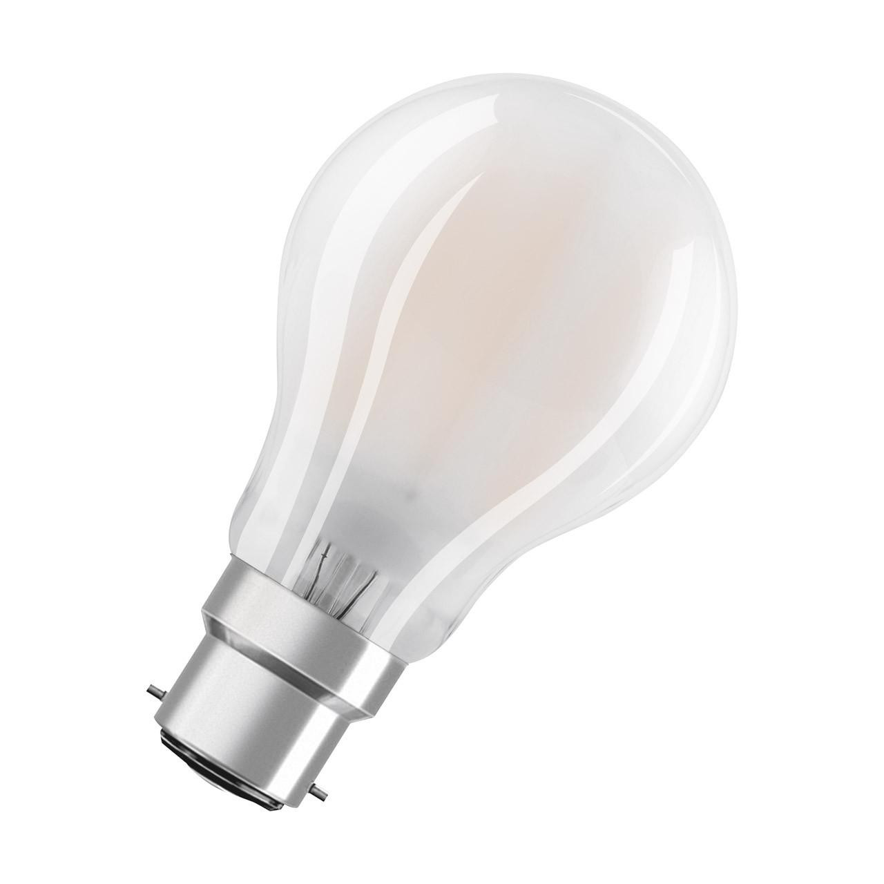 Ledvance LED GLS 8.5W B22 Dimmable Warm White Frosted (75W Eqv)