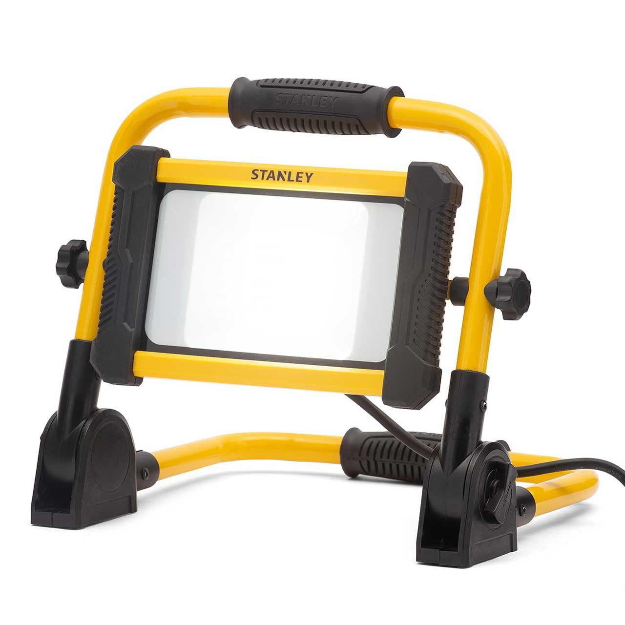 Stanley 30W LED Folding Work Light in Black & Yellow