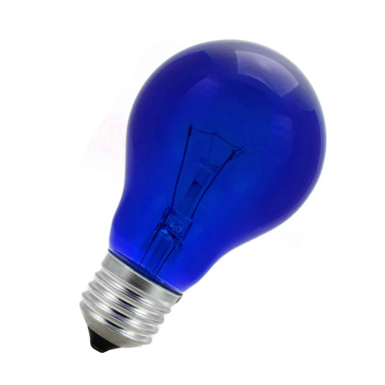 Opus 15W GLS Light Bulb E27 Dimmable Blue Screw Coloured