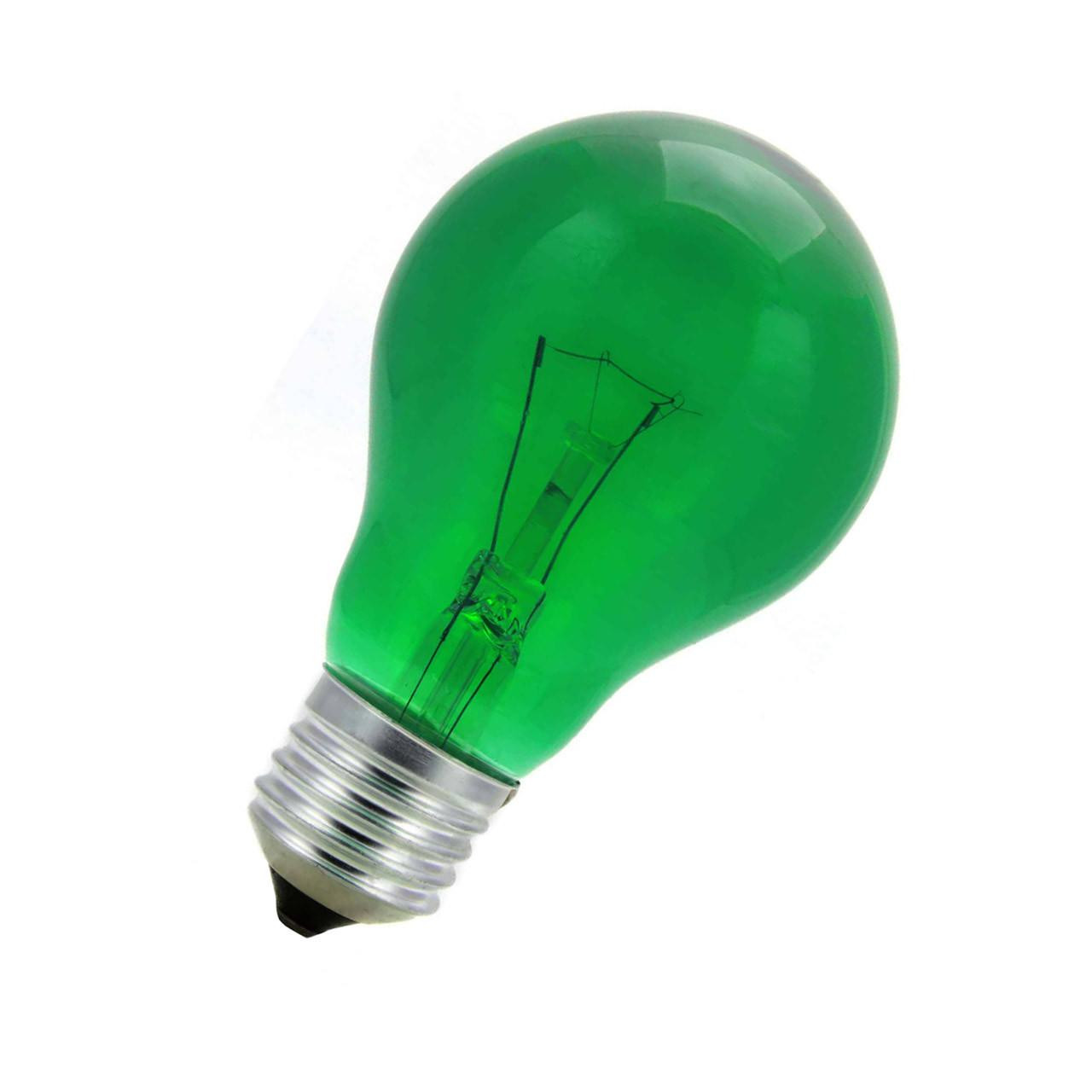 Opus 15W GLS Light Bulb E27 Dimmable Green Screw Coloured