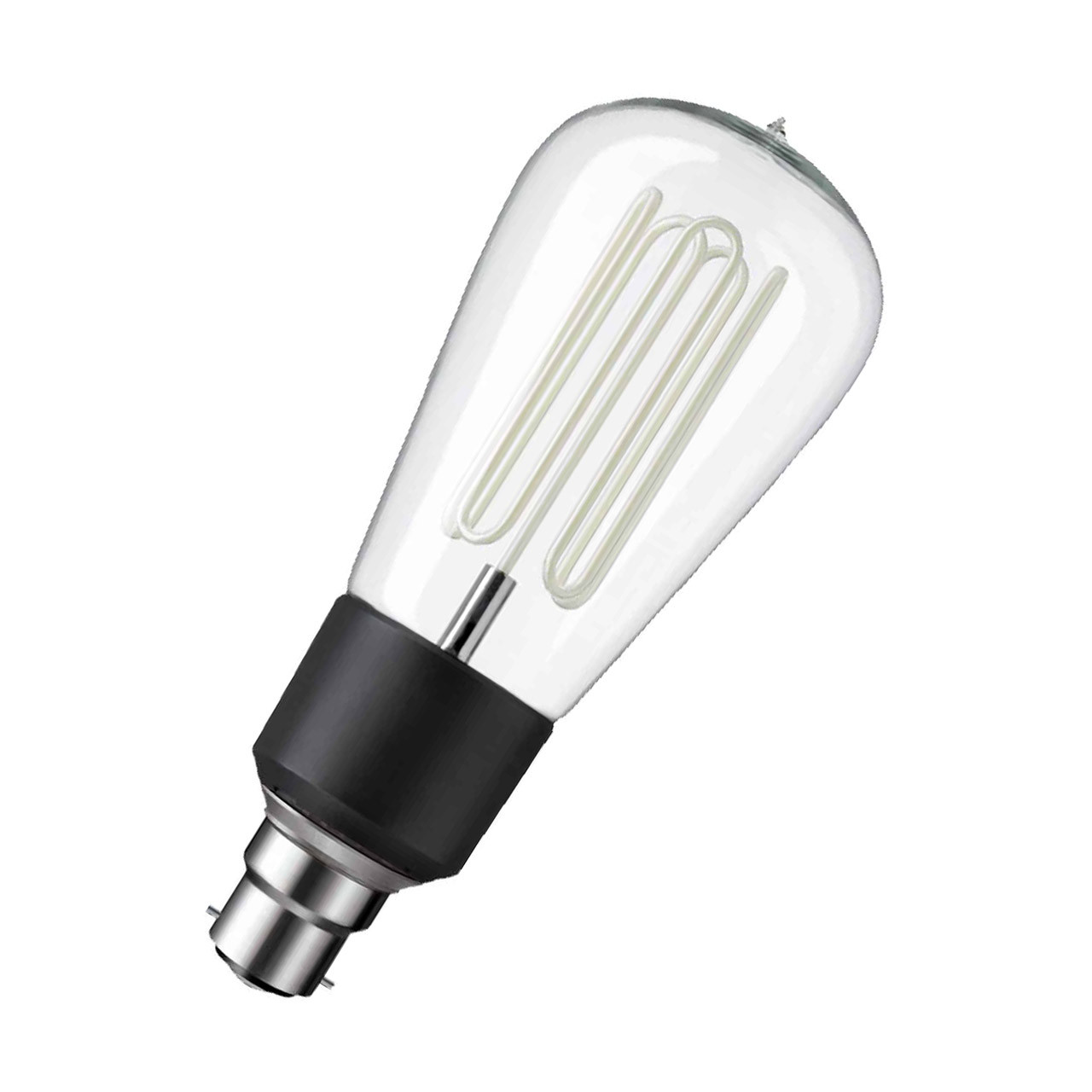Urban Cottage Industries CFL ST64 7.7W B22 Dimmable Extra Warm White Clear
