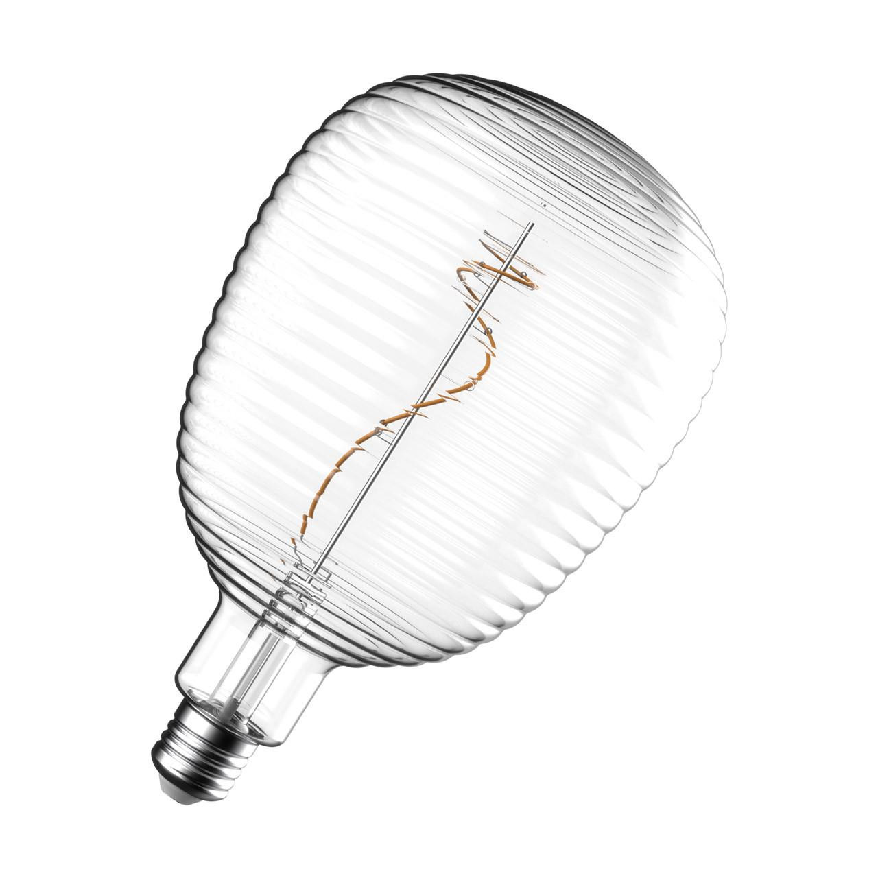 Crompton Globe LED Light Bulb E27 4.5W (28W Eqv) 140mm Extra Warm White Decorative Lumeo Grand Screw Filament Modern Large