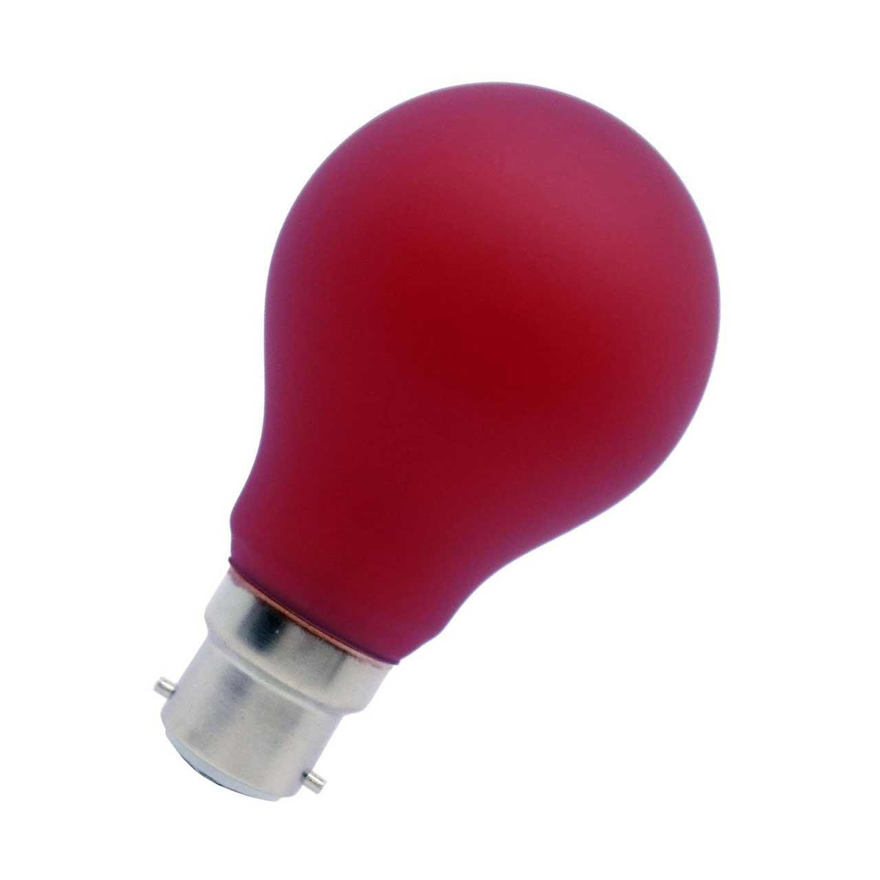 Opus LED GLS Light Bulb B22 4W Red Bayonet in Frosted