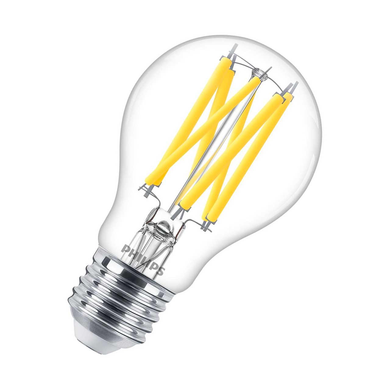 Philips LED DimTone GLS Light Bulb E27 10.5W Dim Master Warm White 2200K-2700K Screw Clear