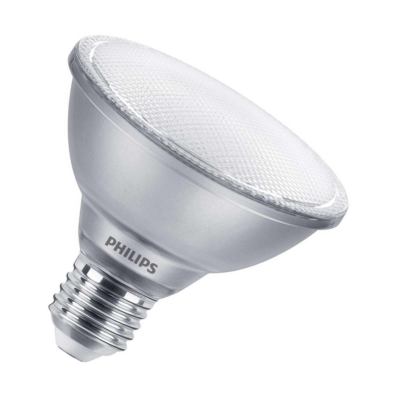 Philips LED PAR30 Reflector Light Bulb E27 9.5W Dim Master Value Cool White 4000K Screw Diffused