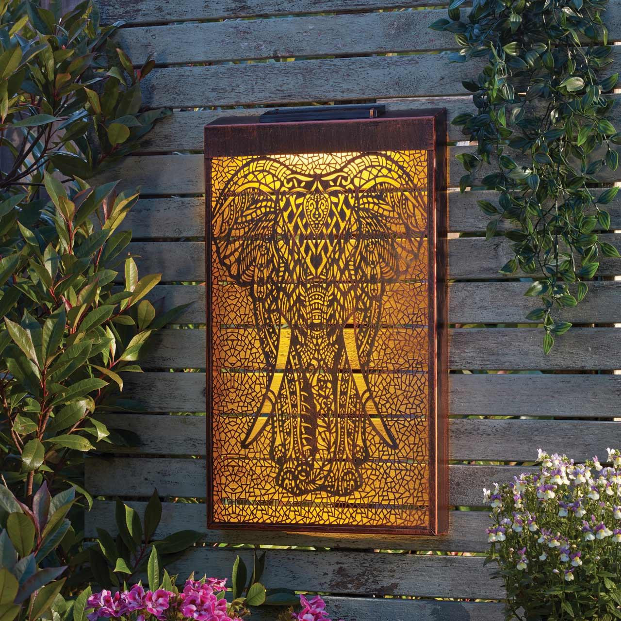 Smart Solar LED Elephant Illumina DécorPanel