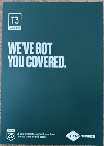 T3 Green Warranty - Tri Fold Card