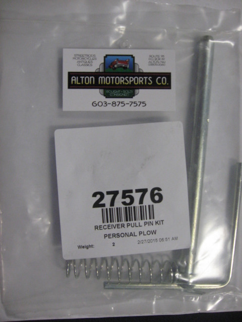 27576 FISHER HOMESTEADER RECEIVER PULL PIN KIT