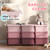 Qaba 29.5" 3 Tier Kids Storage Unit Dresser Tower w/ 9 Drawers, Pink(D0102755WMJ.)