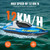 Christmas gifts! VEVOR RC Boat 2.4 GHz Remote Control Racing Boat 12 km/h Kids Adults Gift Blue(D0102HS09QP.)