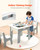 4 in 1 Kid Activity Table and 2 Chairs Set, Graffiti & Building Blocks Double-Sided Tabletop, Toddler Play Table with Storage for Kids 3+ Years, Large Storage Space, Gift for Boys & Girls, White(D01027R2FQ8.)