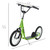Aosom Youth Scooter, Kick Scooter for Kids 5+, Light Green, Adjustable Handlebar, Dual Brakes(D0102757FCT.)