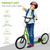 Aosom Youth Scooter, Kick Scooter for Kids 5+, Light Green, Adjustable Handlebar, Dual Brakes(D0102757FCT.)