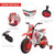 Aosom 12V Kids Electric Motorcycle Dirt Bike Battery-Powered Ride-On Off-road Street Bike Charging Battery Training Wheels Red(D01027556UP.)