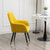 Tuchico Contemporary Velvet Upholstered Accent Chair, Yellow(D0102HRWDHX.)