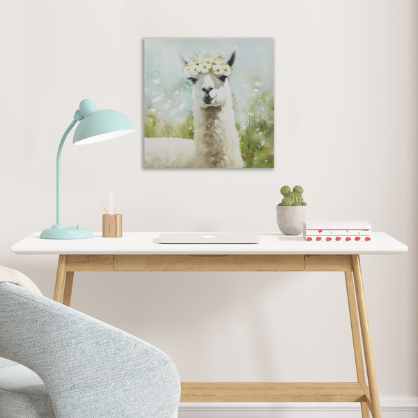 Llama Canvas Wall Art(D0102HR5PWX.)