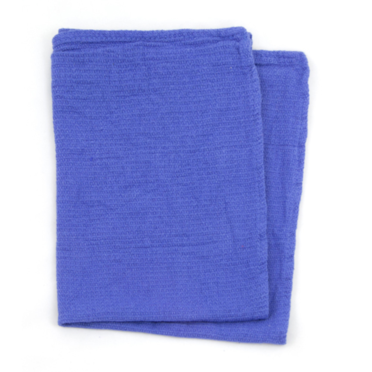 Towels -- Used Huck 100% Cotton - Blue