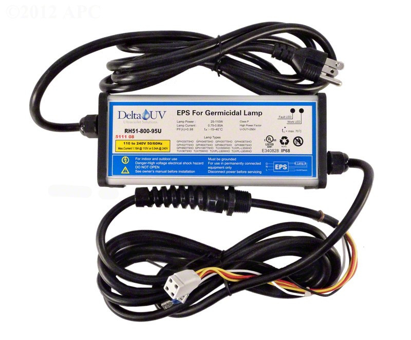 Custom Molded Products Delta UV 7010420 Ballast Assembly 120/230 Volt