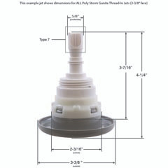 Buy Waterway Plastics Poly Storm Internal N/S Threaded Gray Twin