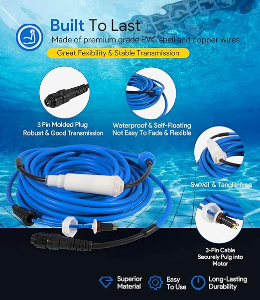 Buy Maytronics Cable, Maytronics Dolphin Supreme M4, w/ Swivel