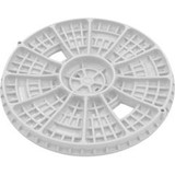 Pentair Bermuda Skimmers - Gunite Bermuda Skimmers - Vinyl Deck Lid, White | 516215