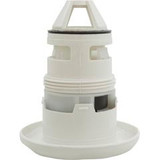 Waterway Plastics 210-6720 Jet Intl, WW Poly Jet,3-3/8"fd,Massage,Textured Scal,White