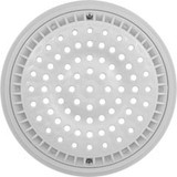 Waterway Plastics 640-2310V Main Drain Grate, WW Anti Vortex, 8" Rnd, w/Collar, White