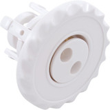 Waterway Plastics 224-1040 Mini Jet Adj. Internal, Pulsator, Dlx Face, White