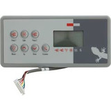 Gecko Alliance Panel, Tsc-8/K-8 Lg Rec, 7-Button, Lcd, Dual Pump, Sspa-Hs2 | BDLTSC8GE2