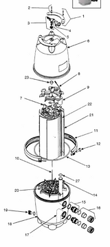 JANDY TIE ROD W/KNOB FOR DEL48 |  R0554800