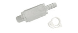 Rola-Chem Check Valve, PVC, 3/8 Barb X 1/4 NPT | 521170