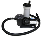 Waterway 520-4070 Complete Pump & Cartridge Filter, 25 Sq Ft Twm, 1/8 Hp, 115V, 1-Speed, 6' Nema Cord, With Trap