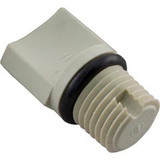 Pentair/American Products 357136 Drain Plug, Pent Am Prod UltraFlow, w/O-Ring, Almond