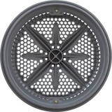 Pentair Pool Products 500147 Main Drain Grate,PentStarGuard,8",112gpm,Gry,qty 2,Shrt Ring