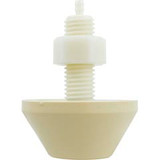 Tecmark (TDI) PT1-3130-03 Air Button, Tecmark, Raised Cone, 7/8"hs, 2-3/4"fd, Beige