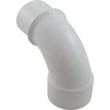 Waterway Plastics 90 Elbow, Sweep, Waterway, 1-1/2" Slip x 1-1/2" Spigot | 411-9100