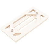 Waterway Plastics 2" X 4" 3-Bar Grate And Frame | 640-3000