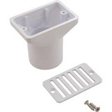 Custom Molded Products 25533-000-000 Deck Drain, CMP SP1019, 2"fpt x 2"s x 4", White, Generic