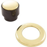 Tecmark (TDI) AA30136-2323 Air Button Bezel Kit, TDI 3428, 1-5/8"fd, Polished Brass