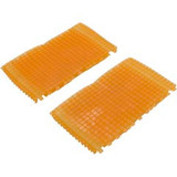 Maytronics 6101543-R2 PVC Brush, Maytronics Dolphin Wave 65, Clear Orange, Qty 2