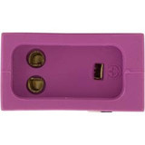HydroQuip WS-OVO4-02-K Receptacle, H-Q, Switched Acc, Molded, 18/3 SS VH, Lt.Violet