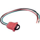 HydroQuip 09-0022C-A Receptacle, H-Q, Pump 1, 2 Speed, Molded, Red, 14/4