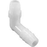 63197 Barb Adapter, 3/8"B X 1/8"Mpt, 90 Degree, Nylon