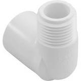 Lasco Fittings 410-005 90 Elbow, 1/2" Slip x 1/2" Male Pipe Thread