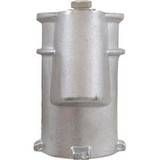 Perma-Cast Anchor Socket, Perma Cast, Aluminum, 1.9" Rail, 4" | PS-4019-C