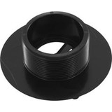 AquaStar Pool Products 420T15S102 Wall Fitting, 4" dia, 2-3/8"hs, 2"mpt-1-1/2"s, Black