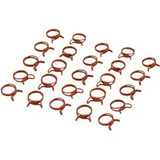 Tubing Clamp, 1.062" Ideal Od, Double Wire, Quantity 25 | DW-17ST-ZD